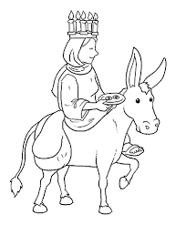 saint coloring pictures