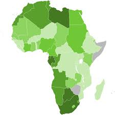 africa map vector