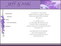 sample wedding websites