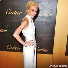 Lindsay Lohans make-up,