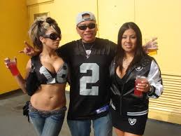 Oakland Raiders Fans at San