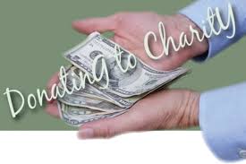 donating to charity