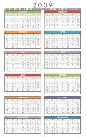 printable 2009 calendar
