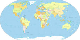political world map
