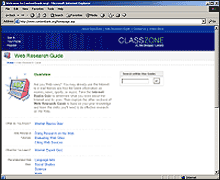 ClassZones Web Research Guide