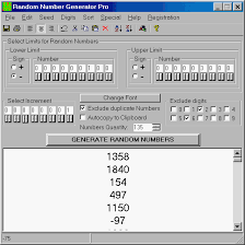 Back to Random Number