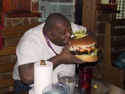 Krabby Patties Fat%2520guy%2520eating%2520giant%2520hamburger