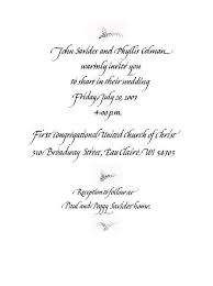 sample wedding invitations