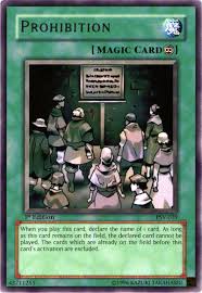 Preço das cartas magicas Prohib