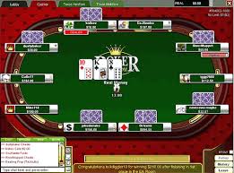 The first online poker room