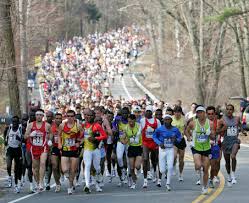 Boston Marathon finishers from