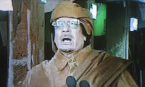 Muammar Gaddafi speaks on