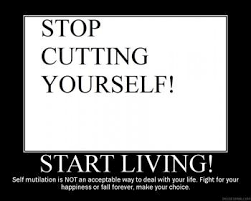 cutting yourself