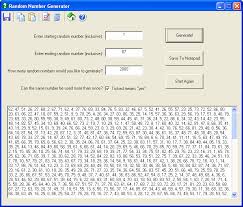 The Random Number Generator -