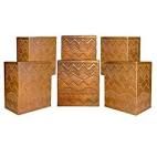 SET OF SIX COPPER SOUTHWESTERN INSPIRED WALL SCONCES | Alexander ...