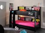 Beautiful Modern Black Colored Bunk Beds For Teens Room Design ...