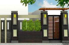 Desain Pagar Rumah Batu Alam Minimalis | rumah bagus minimalis