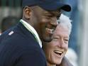 MICHAEL JORDAN: Talks Trash To President Bill Clinton On The Golf ... - bill-clinton-and-michael-jordan-on-the-golf-course