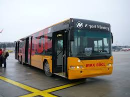 Flughafenbus von MAX BÖGL auf dem Vorfeld des - Bus- - flughafenbus-max-boegl-auf-dem-39787