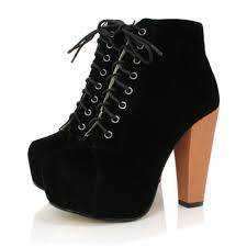 Black Suede Style Ankle Boots | Buy Black Suede Style Ankle Boots ...