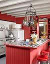 Red Country Kitchen Ideas - d'
