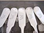 Antique Flatware J Monogram Place Spoons Set of by TheLazyPeacock