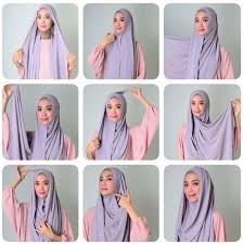 Tutorial Hijab Pashmina Kaos Simple Dan Praktis | Model Baju Dan ...
