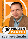Für die Piratenpartei kandidiert hierbei der 36-jährige Sven Weller, ...