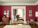 Red <b>Living Room</b> Ideas - Upbeat, Berry-Red <b>Living Room</b> - <b>Paint</b> <b>...</b>