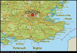 map of south east england map - south-east-england