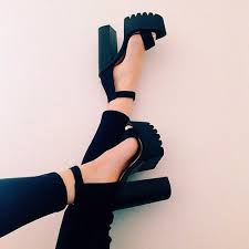 Popular Black Chunky Shoes-Buy Cheap Black Chunky Shoes lots from ...