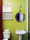 Bathroom - Simple Green - MyHomeIdeas.