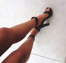 Shoes: heels, black, legs, girl, fashion, high heels, trendy ...