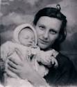 LaVerne (Egerland) Murphy and her baby daugher, Joyce Eileen Murphy. - LaVerne&Joyce