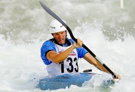 Kayaker Brett Heyl #133 competes in the K1 event during the Olympic Team trials for Whitewater Slalom at the US National Whitewater Center April 26, ... - Olympic+Team+Trails+Canoe+Kayak+Slalom+Day+R6oOwhcvY3il
