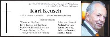 Karl Keusch Parte Repro Böhmerwäldler Heimatbrief, 2008, č. 11, s. 59
