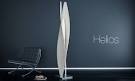 Stylish and Elegant Floorlamp with Curved Panels – Helios Lamp ...