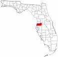 PASCO COUNTY Florida map