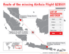 AirAsia flight was halfway to Singapore when it went missing, says.