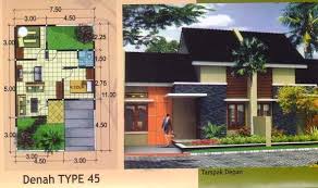 Desain Rumah Minimalis Type 45 Terbaru | Blog Feni Poenya