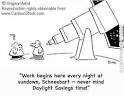 DAYLIGHT SAVINGS TIME Cartoons and Comics