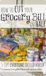 How to Save on Food | How to Cut Your Grocery Bill in Half