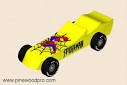 Pinewood Derby Car Design - Spiderman
