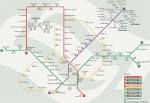 Singapore MRT map. The MRT is nice and simple compared with a lot.