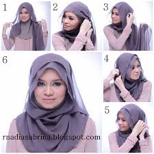 R Nadia Sabrina: Hijab Tutorial 2 : Updated Pari Pari Style