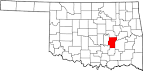 File:Map of Oklahoma highlighting Hughes County.svg - Wikimedia