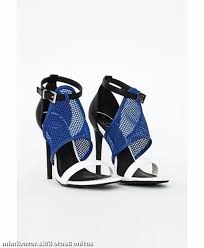 Shoes: black, white, blue, heels, pumps, sandals, high heels, high ...