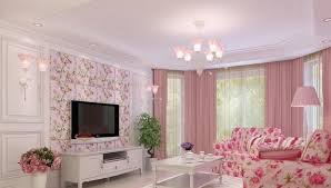 Desain Ruang Keluarga Minimalis Pinky