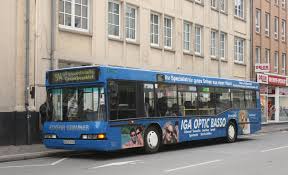 Edgar Wimmer (WES EW 945) mit Werbung für - Bus-