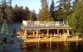 Custom Docks & Boathouses on Lake George | Rustic Log Home ...